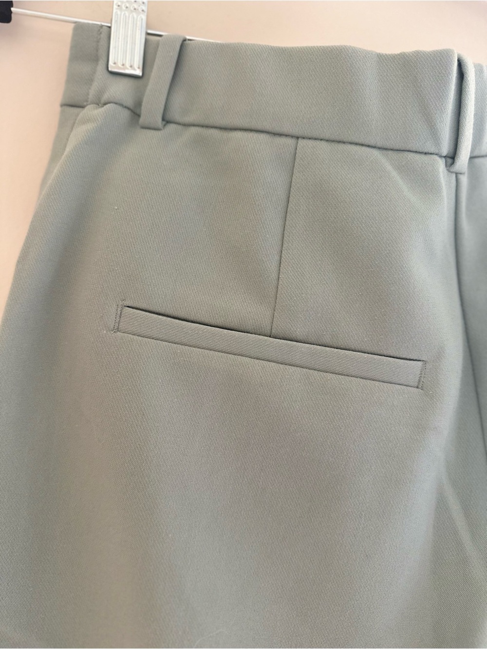 Abercrombie & Fitch Curve Love Sage Wide Leg Trouser Pants Size 27 - Picture 4 of 5